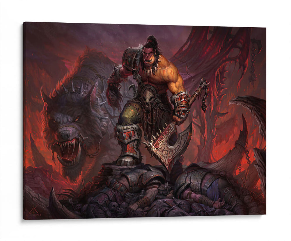 Draenor World of Warcraft | Cuadro decorativo de Canvas Lab
