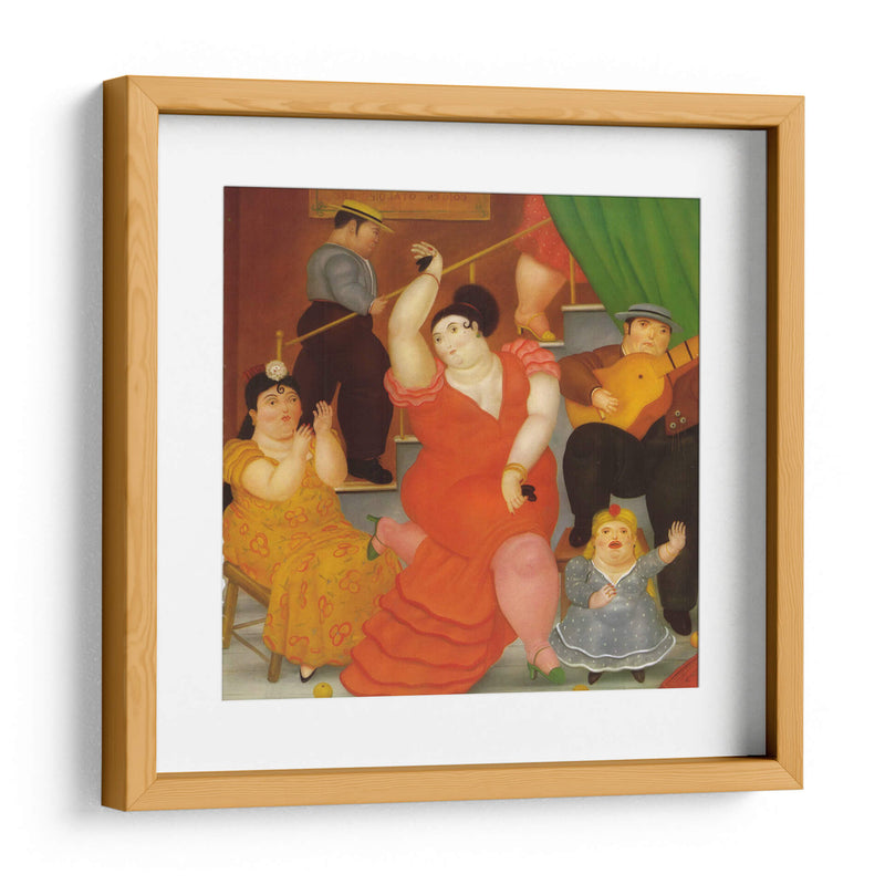 Flamenco - Fernando Botero | Cuadro decorativo de Canvas Lab