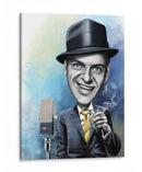 Frank Sinatra en caricatura | Cuadro decorativo de Canvas Lab