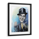 Frank Sinatra en caricatura | Cuadro decorativo de Canvas Lab