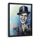 Frank Sinatra en caricatura | Cuadro decorativo de Canvas Lab