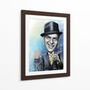 Frank Sinatra en caricatura | Cuadro decorativo de Canvas Lab