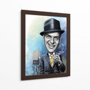 Frank Sinatra en caricatura | Cuadro decorativo de Canvas Lab