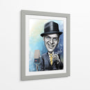 Frank Sinatra en caricatura | Cuadro decorativo de Canvas Lab
