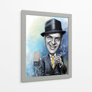 Frank Sinatra en caricatura | Cuadro decorativo de Canvas Lab