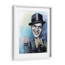 Frank Sinatra en caricatura | Cuadro decorativo de Canvas Lab
