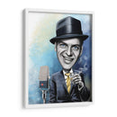 Frank Sinatra en caricatura | Cuadro decorativo de Canvas Lab