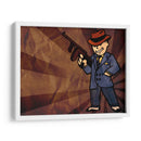 Gangster Vault Boy | Cuadro decorativo de Canvas Lab