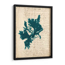 Vintage Teal Seaweed Iv - Vision Studio | Cuadro decorativo de Canvas Lab