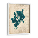 Vintage Teal Seaweed Iv - Vision Studio | Cuadro decorativo de Canvas Lab