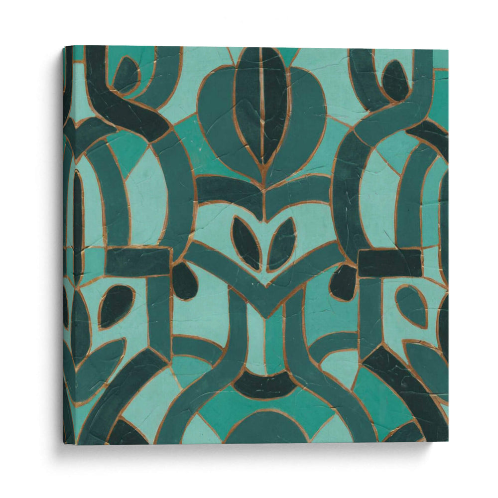 Mosaico Turquesa I - June Erica Vess | Cuadro decorativo de Canvas Lab