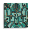 Mosaico Turquesa I - June Erica Vess | Cuadro decorativo de Canvas Lab