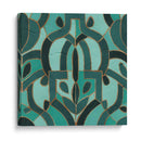 Mosaico Turquesa Iv - June Erica Vess | Cuadro decorativo de Canvas Lab