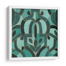 Mosaico Turquesa Iv - June Erica Vess | Cuadro decorativo de Canvas Lab