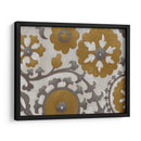 Ocre Suzani Ii - Chariklia Zarris | Cuadro decorativo de Canvas Lab