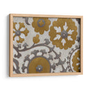 Ocre Suzani Ii - Chariklia Zarris | Cuadro decorativo de Canvas Lab