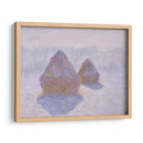 Pajares (efecto de la nieve y el sol) - Claude Monet | Cuadro decorativo de Canvas Lab