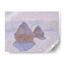 Pajares (efecto de la nieve y el sol) - Claude Monet | Cuadro decorativo de Canvas Lab