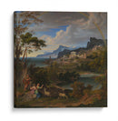 Heroic Landscape with Rainbow - Joseph Anton Koch | Cuadro decorativo de Canvas Lab