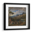 Heroic Landscape with Rainbow - Joseph Anton Koch | Cuadro decorativo de Canvas Lab