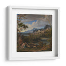 Heroic Landscape with Rainbow - Joseph Anton Koch | Cuadro decorativo de Canvas Lab