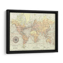 Mapa Mundial Ii - Vision Studio | Cuadro decorativo de Canvas Lab