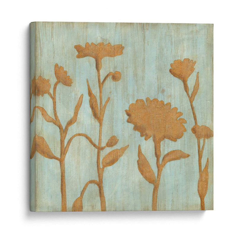 Golden Wildflowers I - Megan Meagher | Cuadro decorativo de Canvas Lab