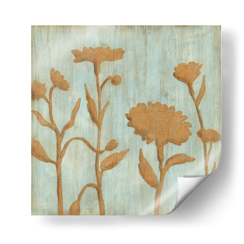 Golden Wildflowers I - Megan Meagher | Cuadro decorativo de Canvas Lab