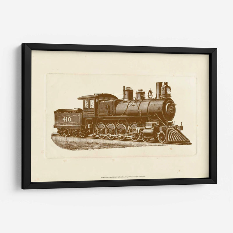 Motor De Tren I | Cuadro decorativo de Canvas Lab