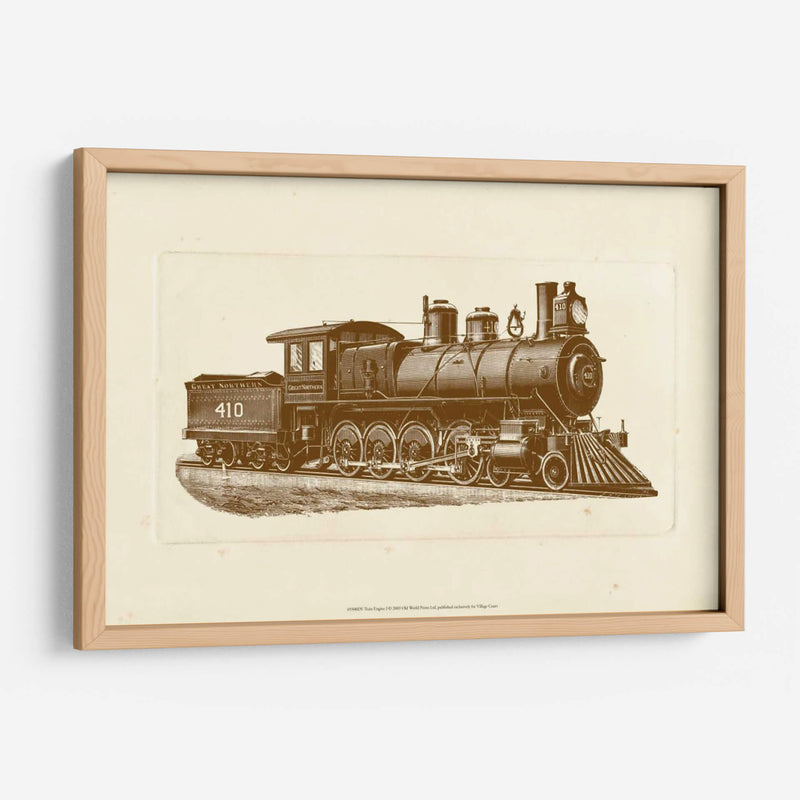 Motor De Tren I | Cuadro decorativo de Canvas Lab