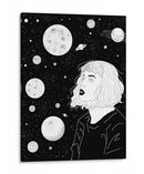 Hipnotizada por la galaxia | Cuadro decorativo de Canvas Lab