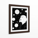 Hipnotizada por la galaxia | Cuadro decorativo de Canvas Lab