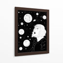Hipnotizada por la galaxia | Cuadro decorativo de Canvas Lab