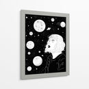 Hipnotizada por la galaxia | Cuadro decorativo de Canvas Lab