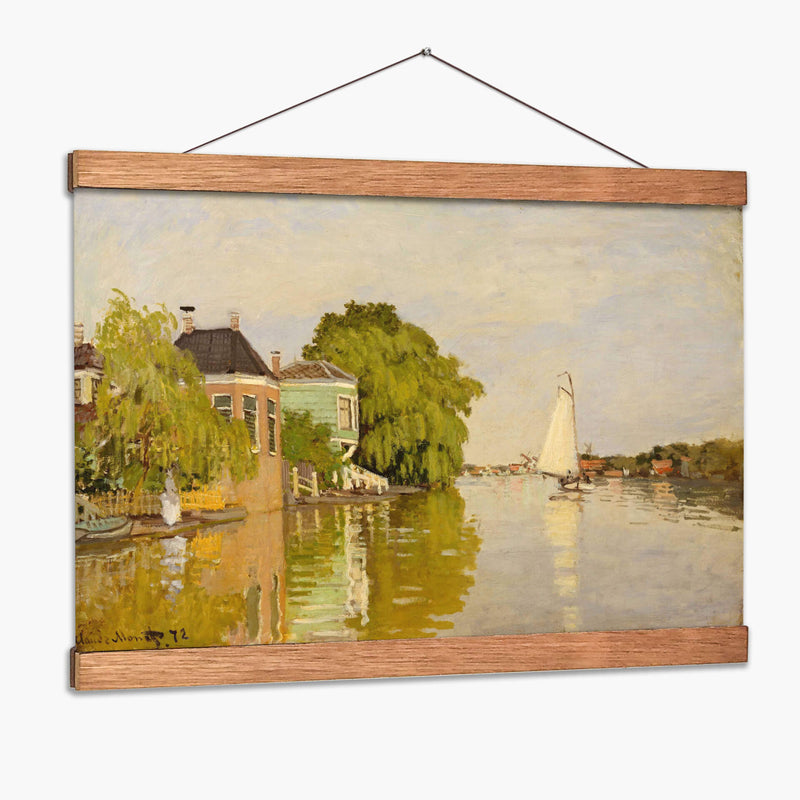 Houses on the Achterzaan - Claude O. Monet | Cuadro decorativo de Canvas Lab