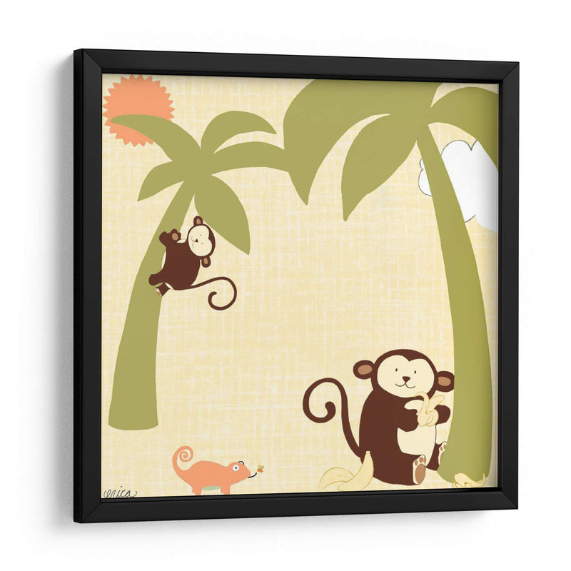 Baby Jungle Ii - June Erica Vess | Cuadro decorativo de Canvas Lab