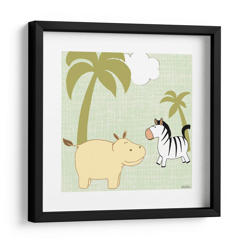 Baby Jungle Iii - June Erica Vess | Cuadro decorativo de Canvas Lab