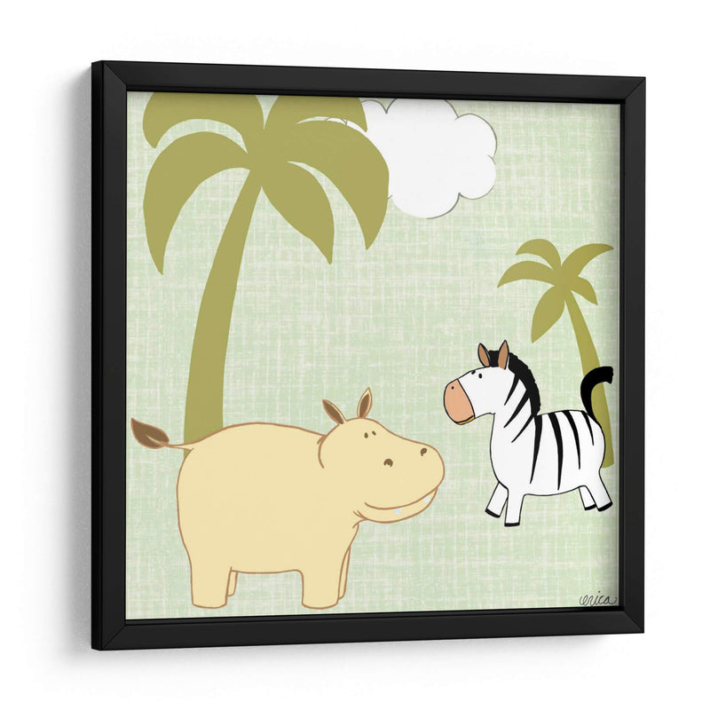 Baby Jungle Iii - June Erica Vess | Cuadro decorativo de Canvas Lab