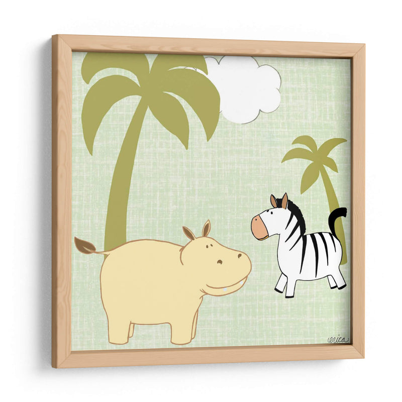 Baby Jungle Iii - June Erica Vess | Cuadro decorativo de Canvas Lab