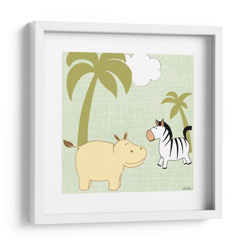 Baby Jungle Iii - June Erica Vess | Cuadro decorativo de Canvas Lab