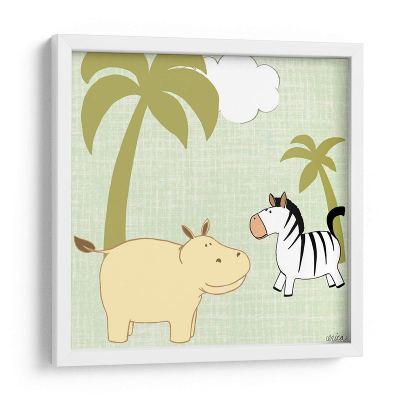 Baby Jungle Iii - June Erica Vess | Cuadro decorativo de Canvas Lab