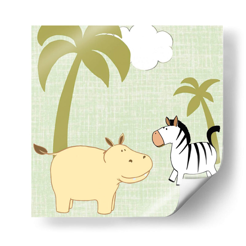 Baby Jungle Iii - June Erica Vess | Cuadro decorativo de Canvas Lab