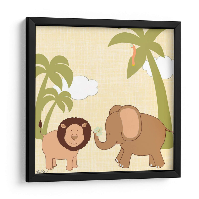 Baby Jungle Iv - June Erica Vess | Cuadro decorativo de Canvas Lab