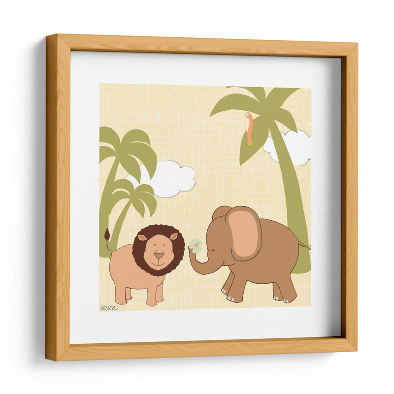 Baby Jungle Iv - June Erica Vess | Cuadro decorativo de Canvas Lab