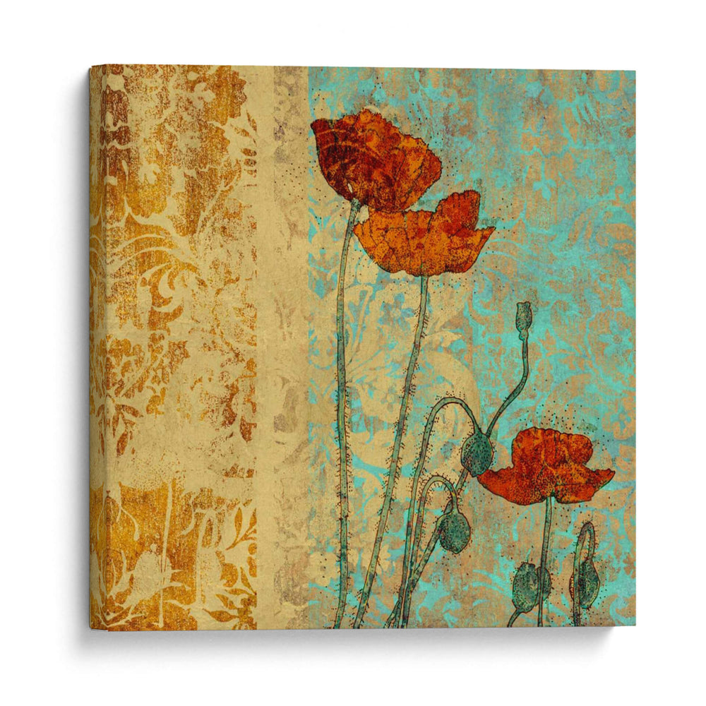 Amapolas Y Damasco I - Louise Montillio | Cuadro decorativo de Canvas Lab