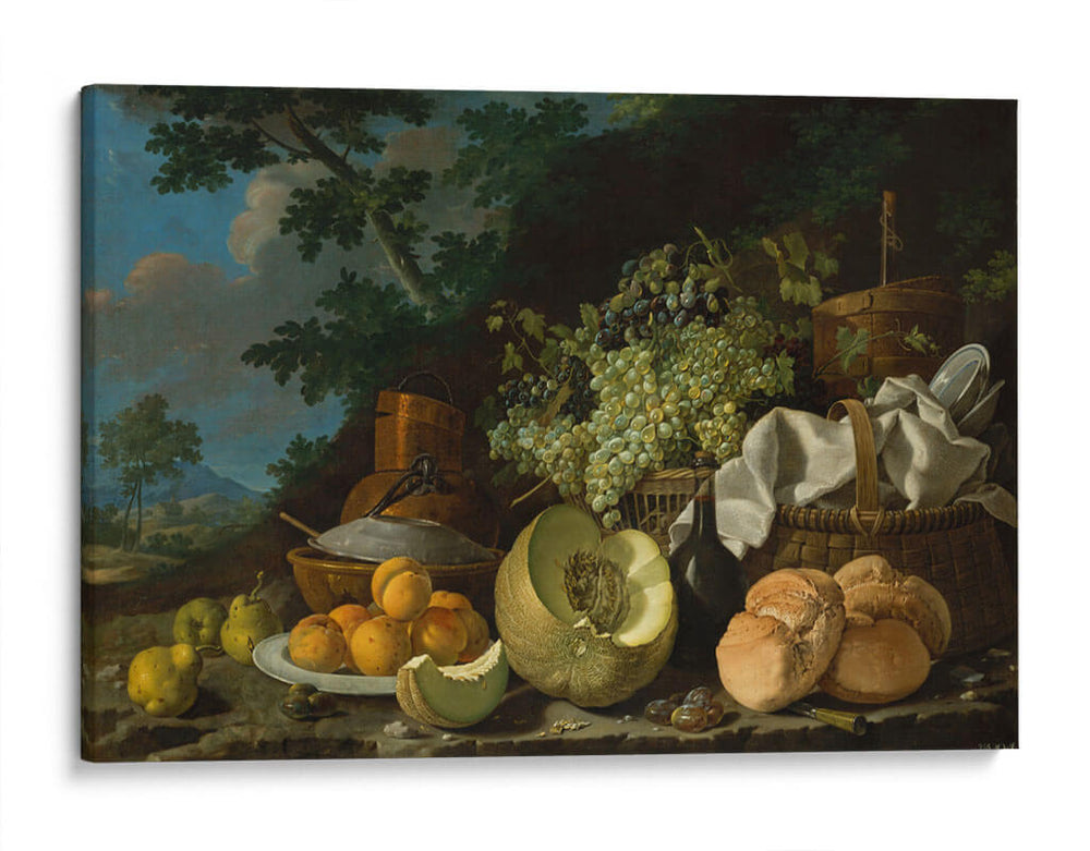 La Merienda - Luis Meléndez | Cuadro decorativo de Canvas Lab