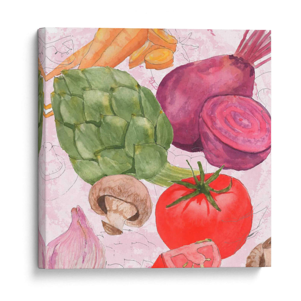 Veggie Medley I - Leslie Mark | Cuadro decorativo de Canvas Lab