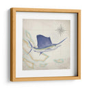 Mapa De Pez Vela Ii - Rick Novak | Cuadro decorativo de Canvas Lab