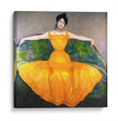 Lady in yellow - Max Kurzweil | Cuadro decorativo de Canvas Lab