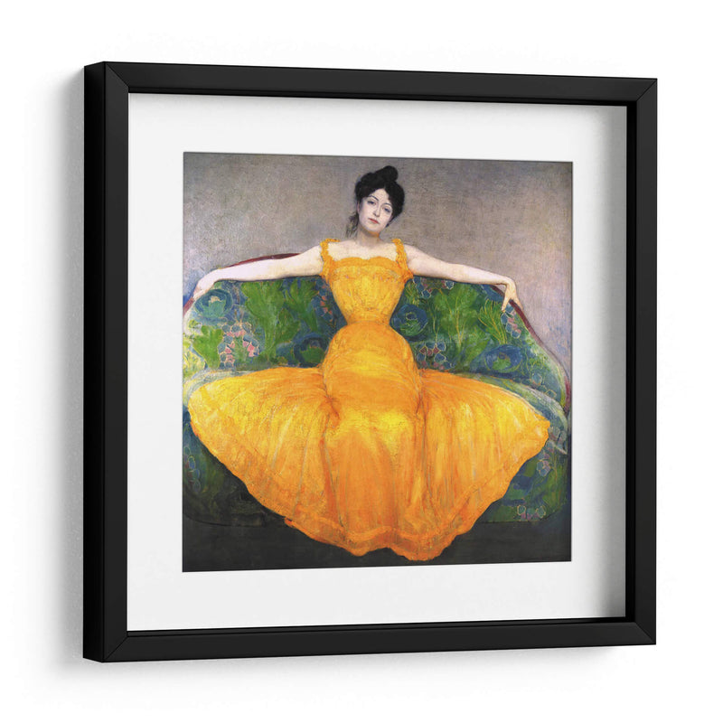 Lady in yellow - Max Kurzweil | Cuadro decorativo de Canvas Lab